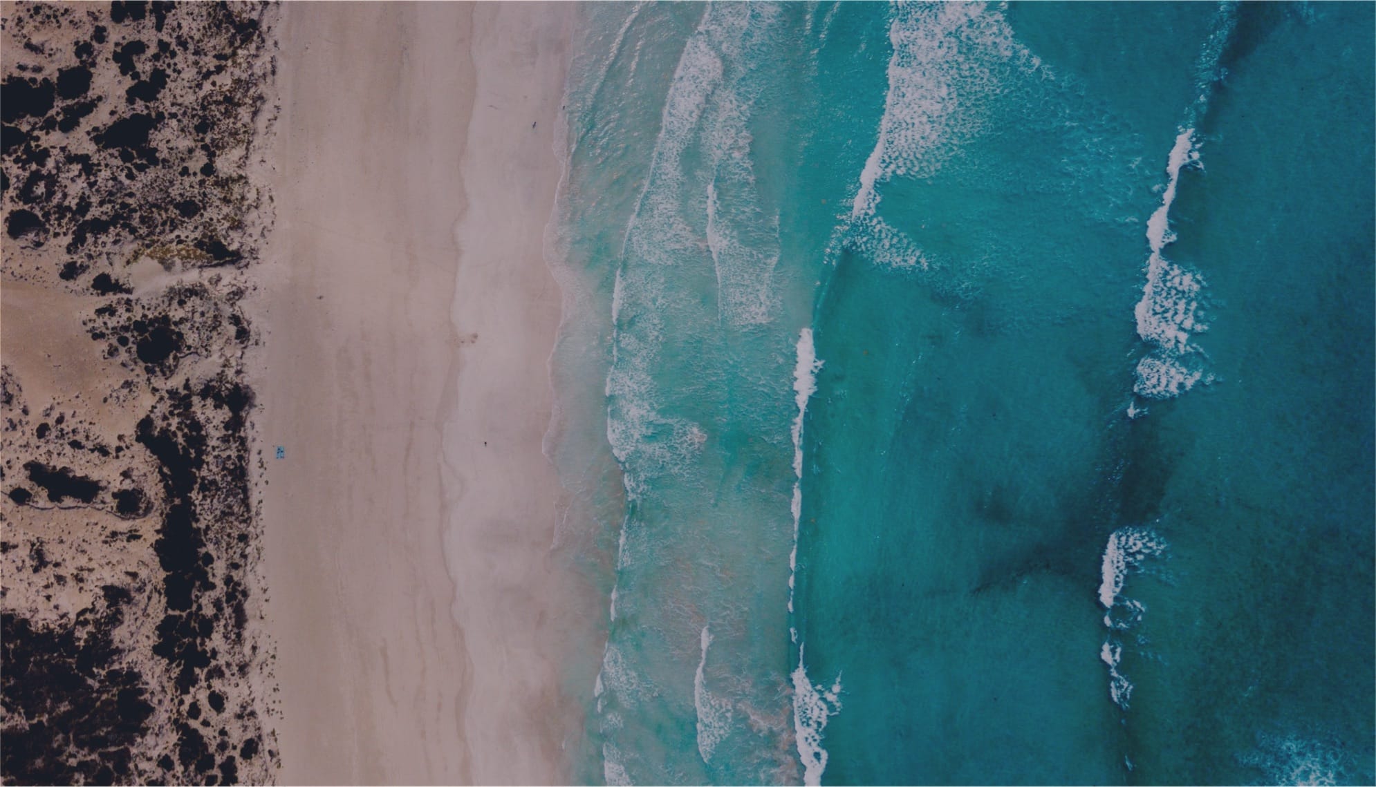 Australian coastal waves from above